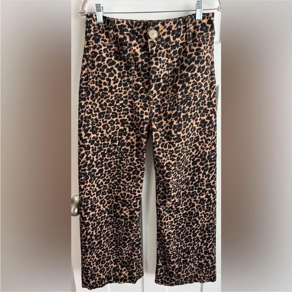 Maeve Colette Animal Print Wide-Leg Pants - Picture 2 of 8
